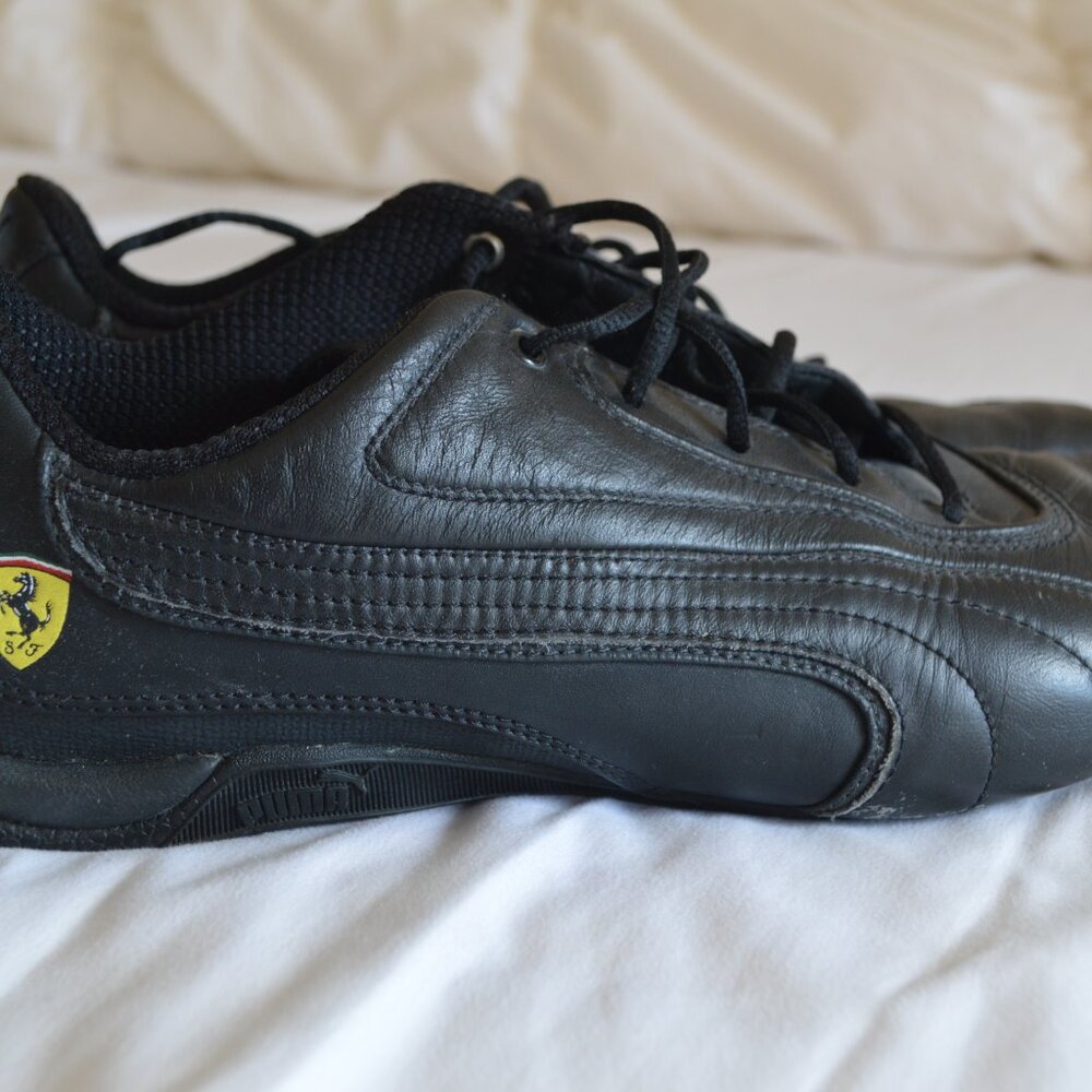 Official Scuderia Ferrari Puma Brand Men's Black Shoes